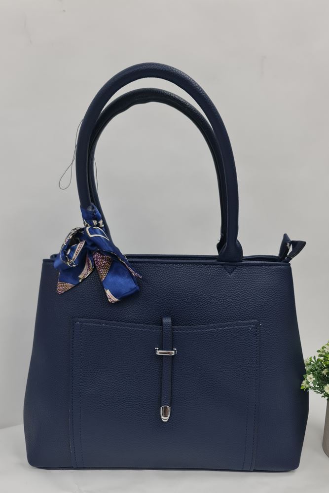 Trim Two Handle Shoulder Bag