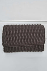 Stripe Quilted Hand Bag