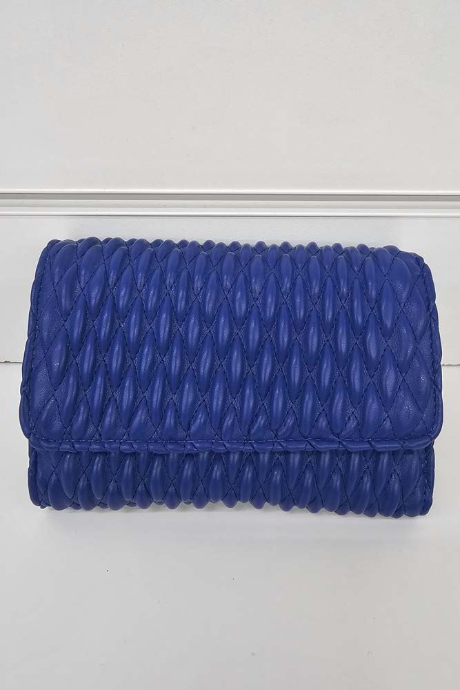 Stripe Quilted Hand Bag