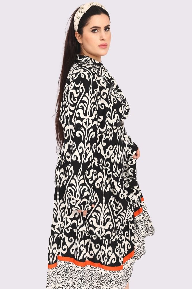 Aztec Print Oversized Dress