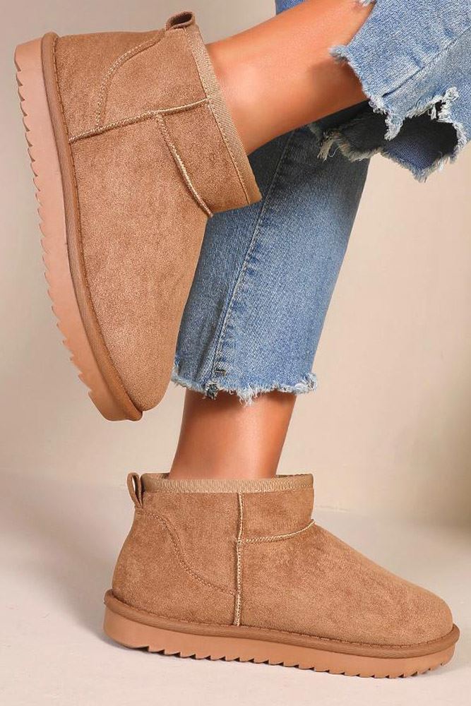 Suede Mini Ankle Boot