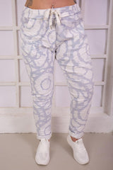 Tie Dye Print Viscose Trouser