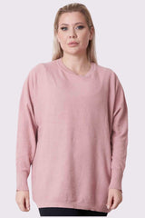 Plain Knitted Soft Feel Jumper