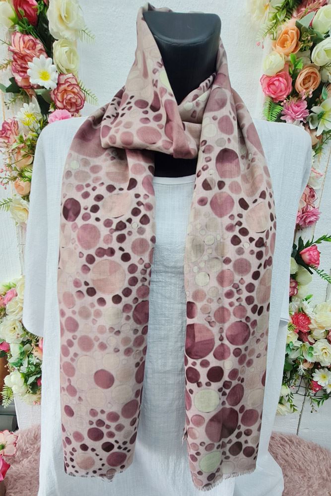 Polka Dot Print Scarves