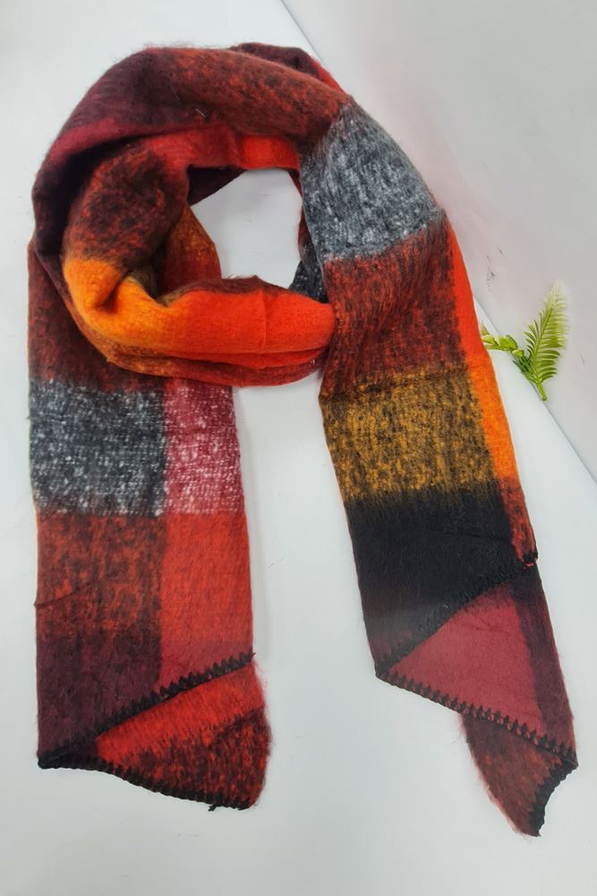 Check Pattern Soft Feel Scarves