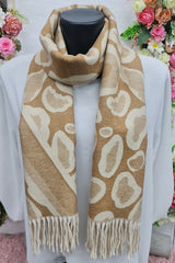 Pebble Print Soft Feel Cashmere Scarves