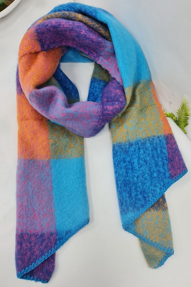 Check Pattern Soft Feel Scarves