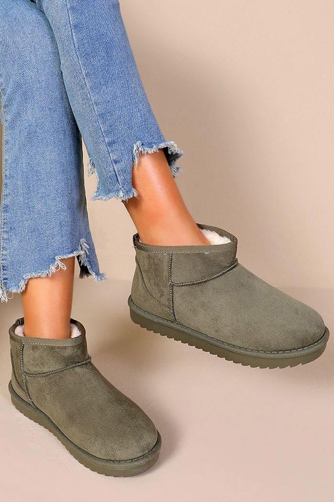 Suede Mini Ankle Boot