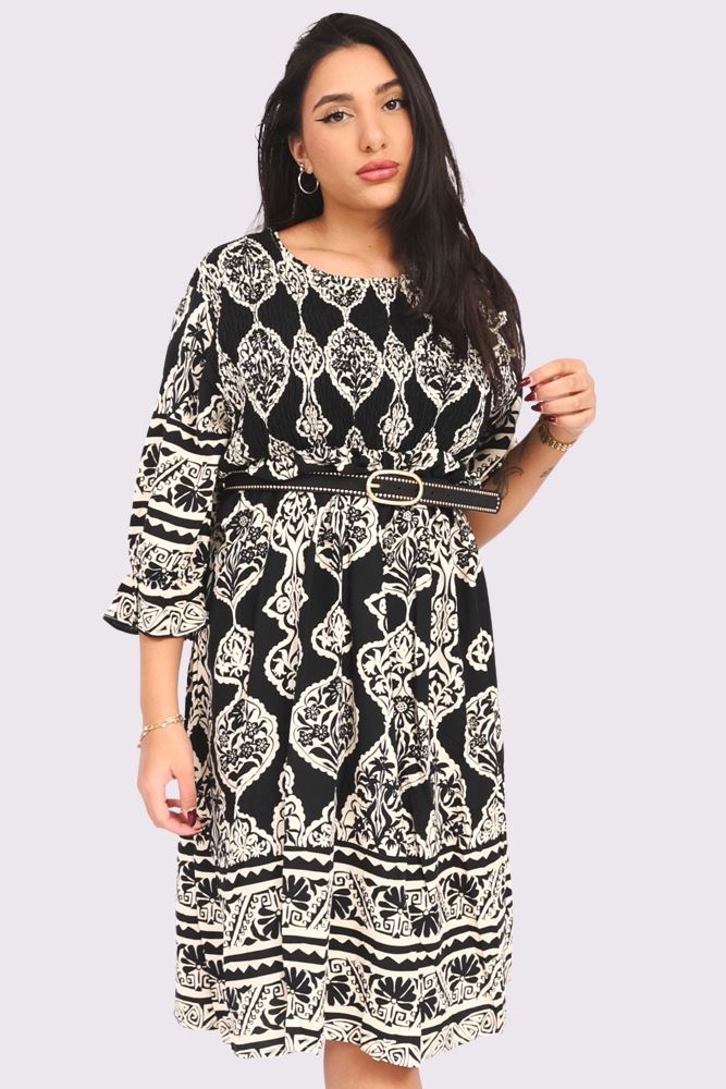 Aztec Print Dress