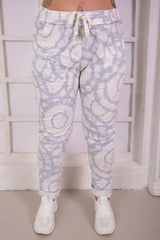 Tie Dye Print Viscose Trouser