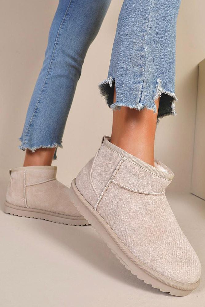 Suede Mini Ankle Boot