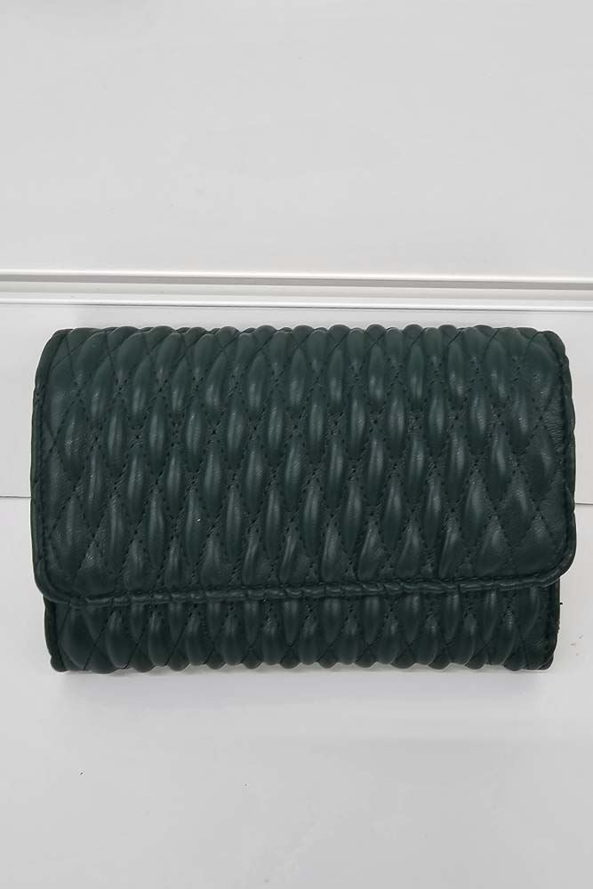 Stripe Quilted Hand Bag