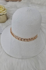 Crochet Pattern Metal Chain Bucket Hat