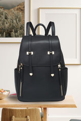 Luxury Leather Top handle Backpack