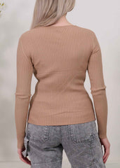 Plain knit Viscose Top