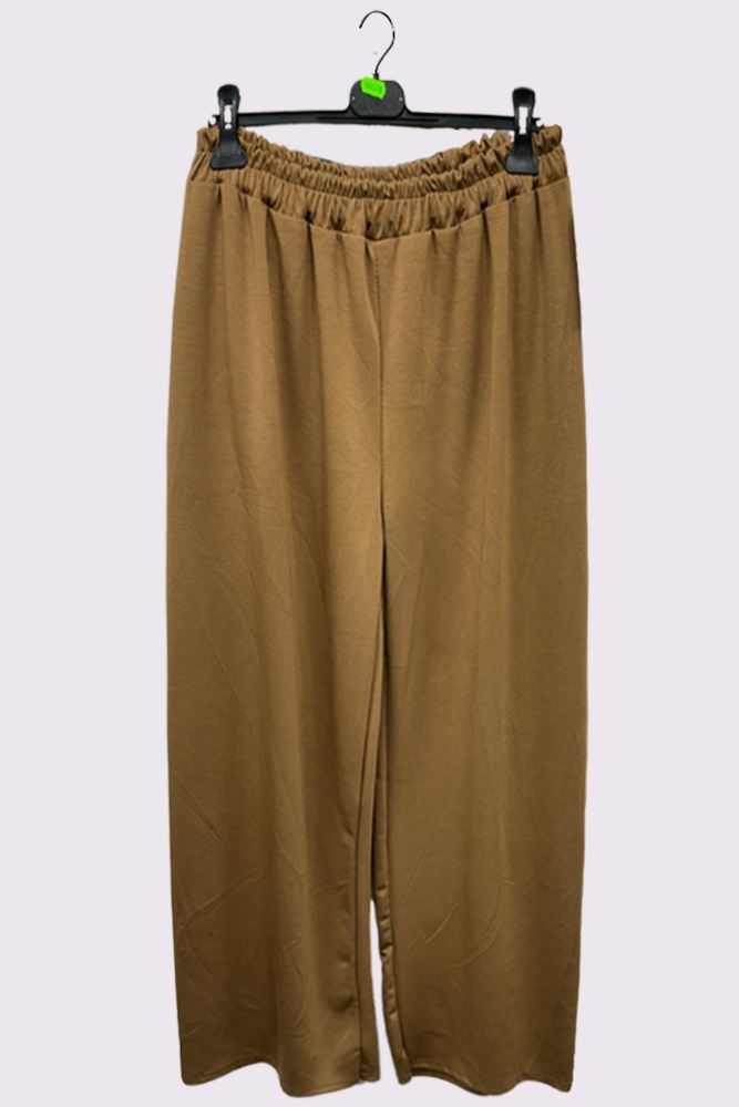 Elasticated Waistband Palazzo Trousers