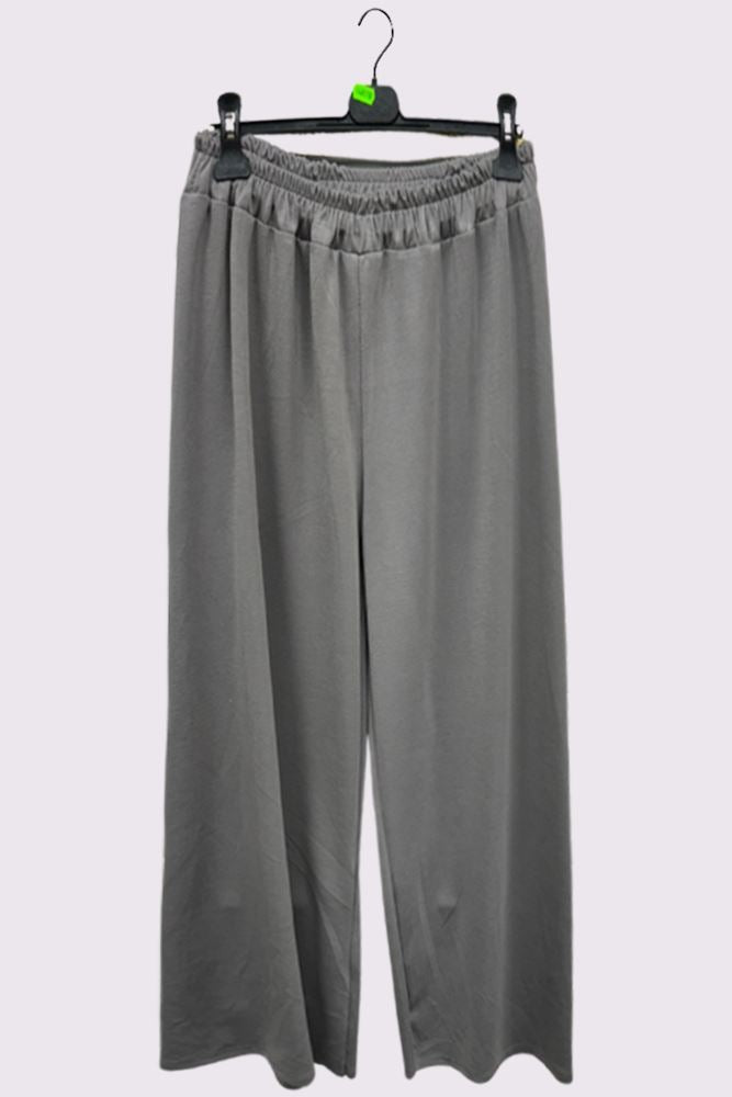 Elasticated Waistband Palazzo Trousers