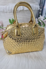 crocodile Pattern Shoulder Bag