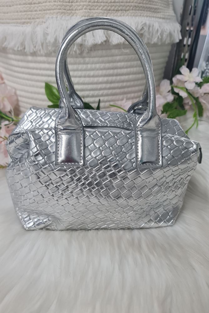 crocodile Pattern Shoulder Bag