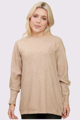 Plain Knitted Soft Feel Jumper