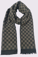 Check Print Soft Feel Scarves