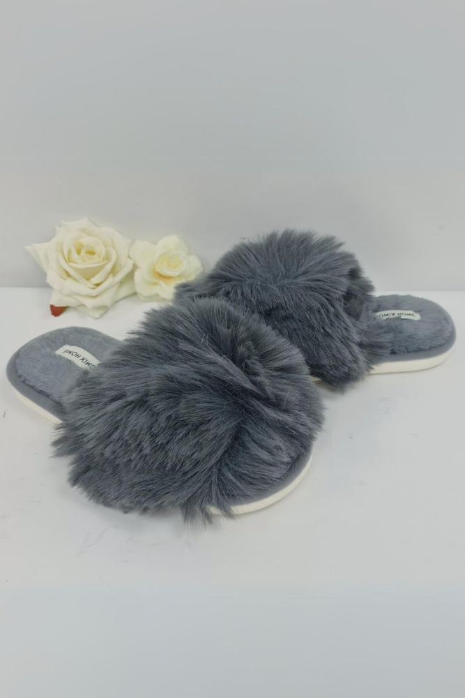 Faux Fur Fluffy Slipper